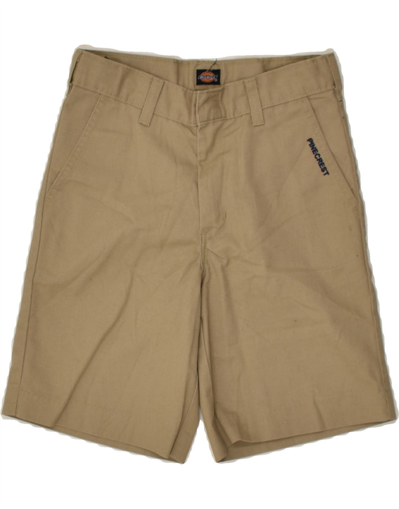 DICKIES Boys Chino Shorts 13-14 Years W26  Beige Polyester | Vintage Dickies | Thrift | Second-Hand Dickies | Used Clothing | Messina Hembry 