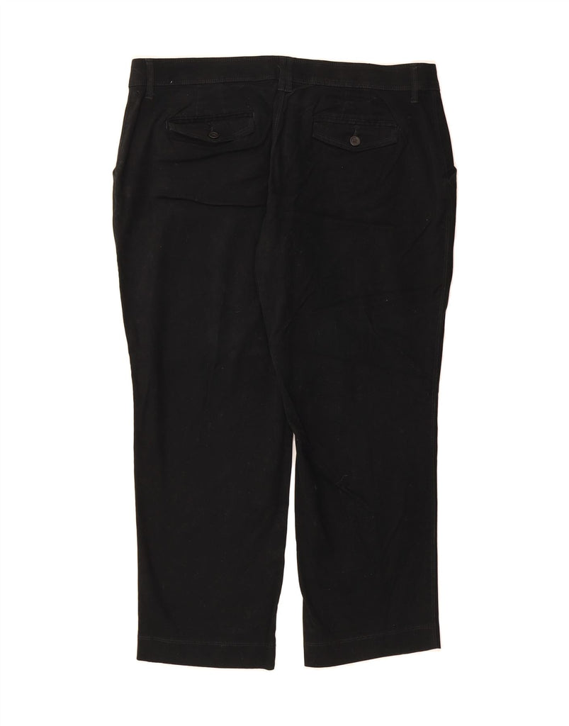 LEE Womens Plus Size Straight Casual Trousers US 16 XL W40 L29 Black Vintage Lee and Second-Hand Lee from Messina Hembry 