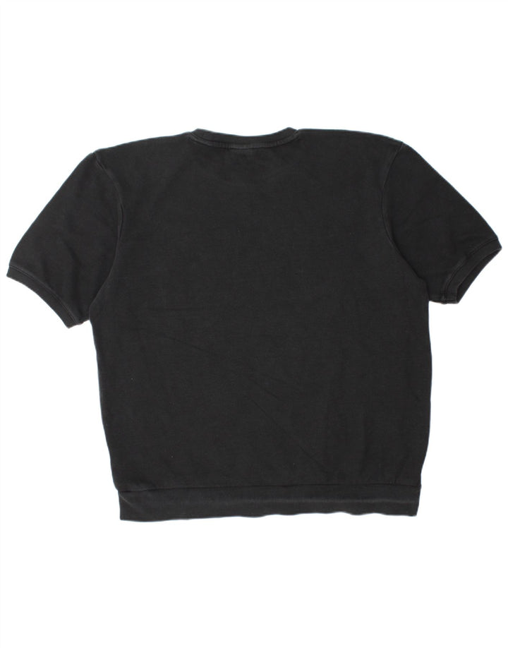 Mens Short Sleeve Crew Neck Jumper Sweater XL