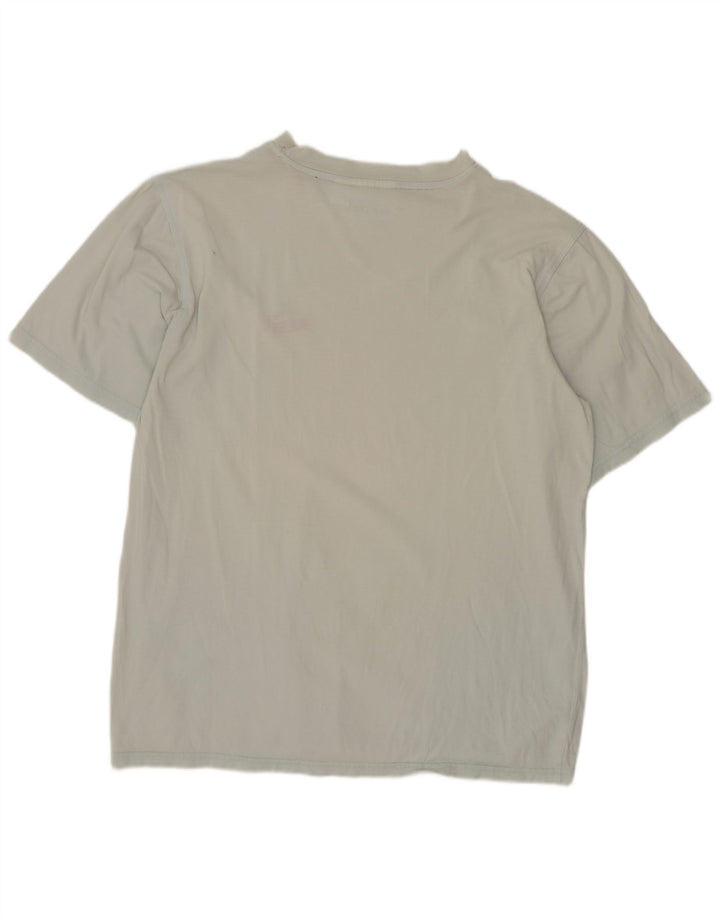 Puma Mens Short Sleeve Regular T-Shirt Top Medium Blue Cotton