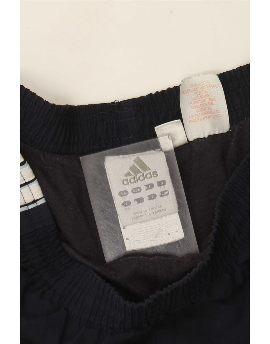 Adidas Mens Tracksuit Trousers Medium Navy Blue Polyester