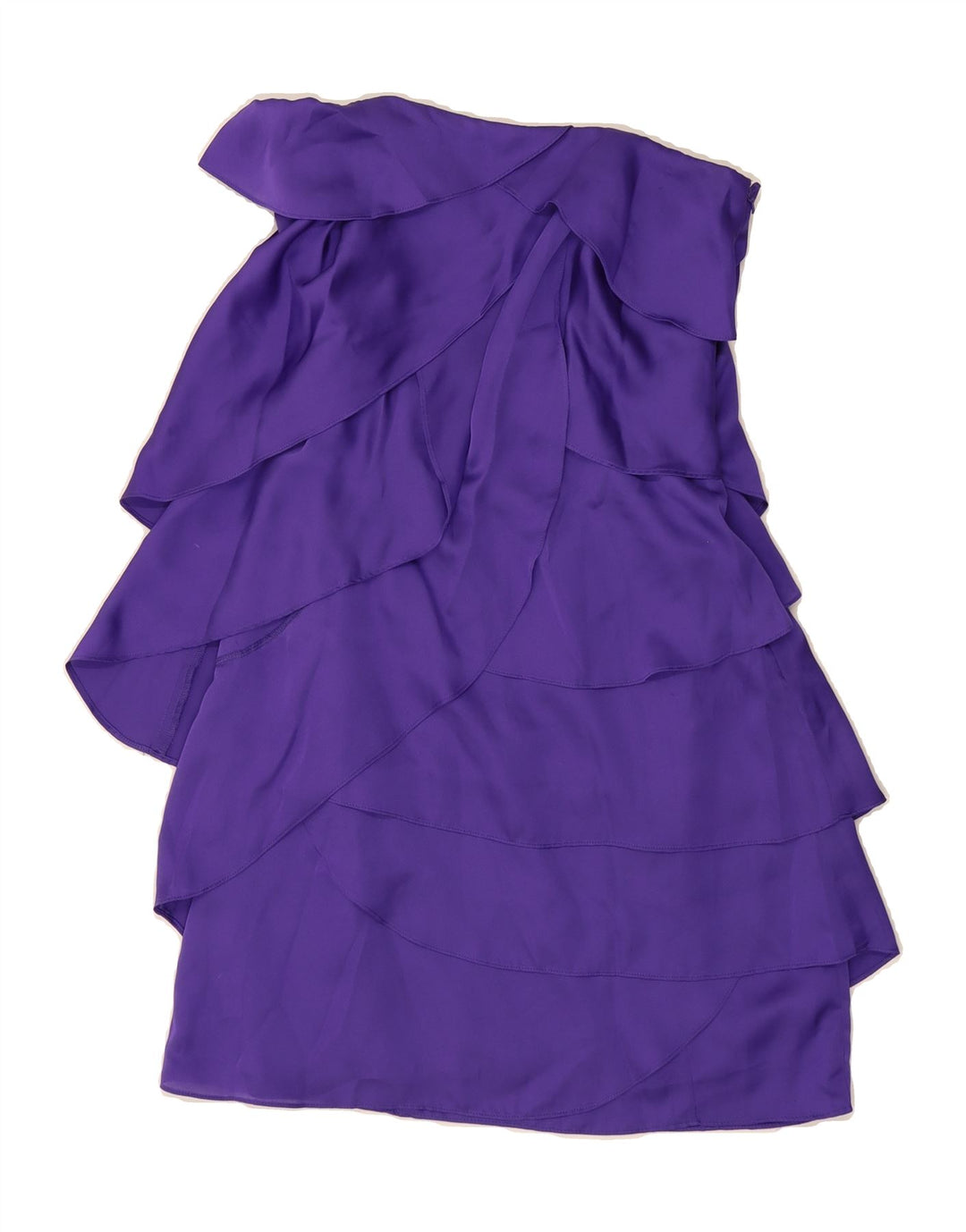 COAST Womens Strapless Dress UK 6 XS Purple Polyester Vintage Coast and Second-Hand Coast from Messina Hembry 