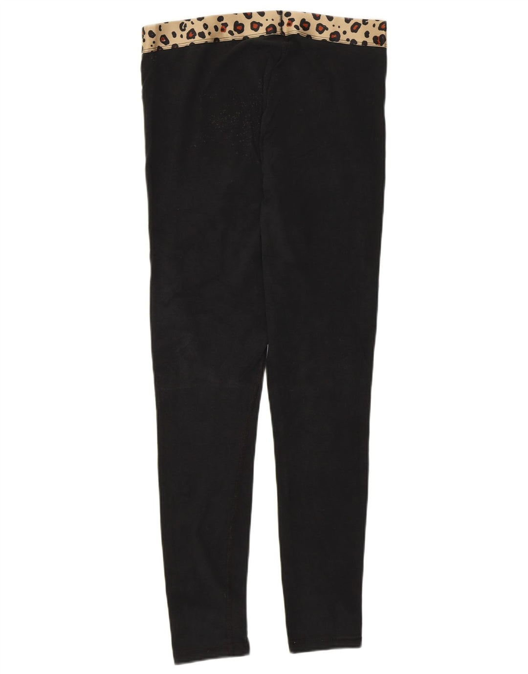 Champion Womens Graphic Leggings UK 12 Medium Black Animal Print