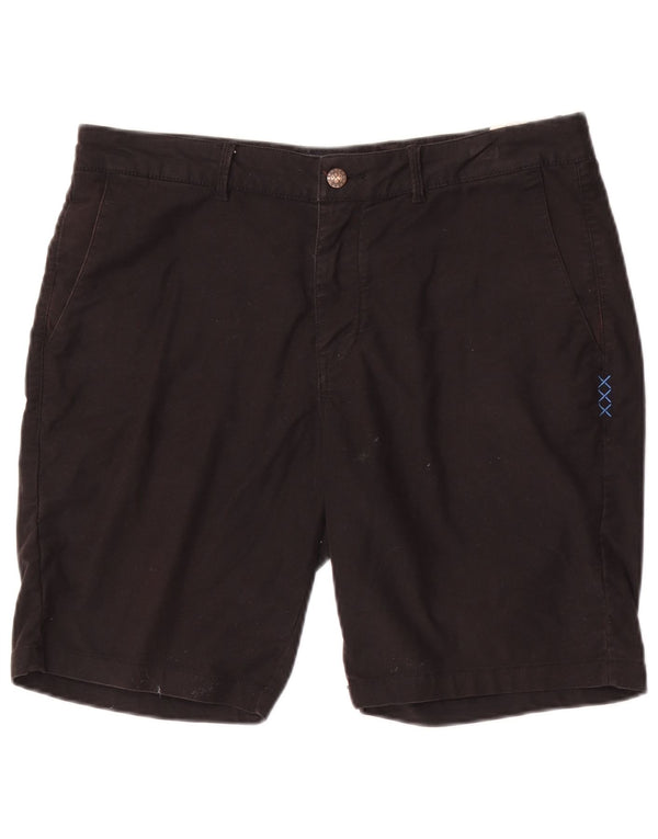 Scotch & Soda Mens Chino Shorts W32 Large Black Cotton
