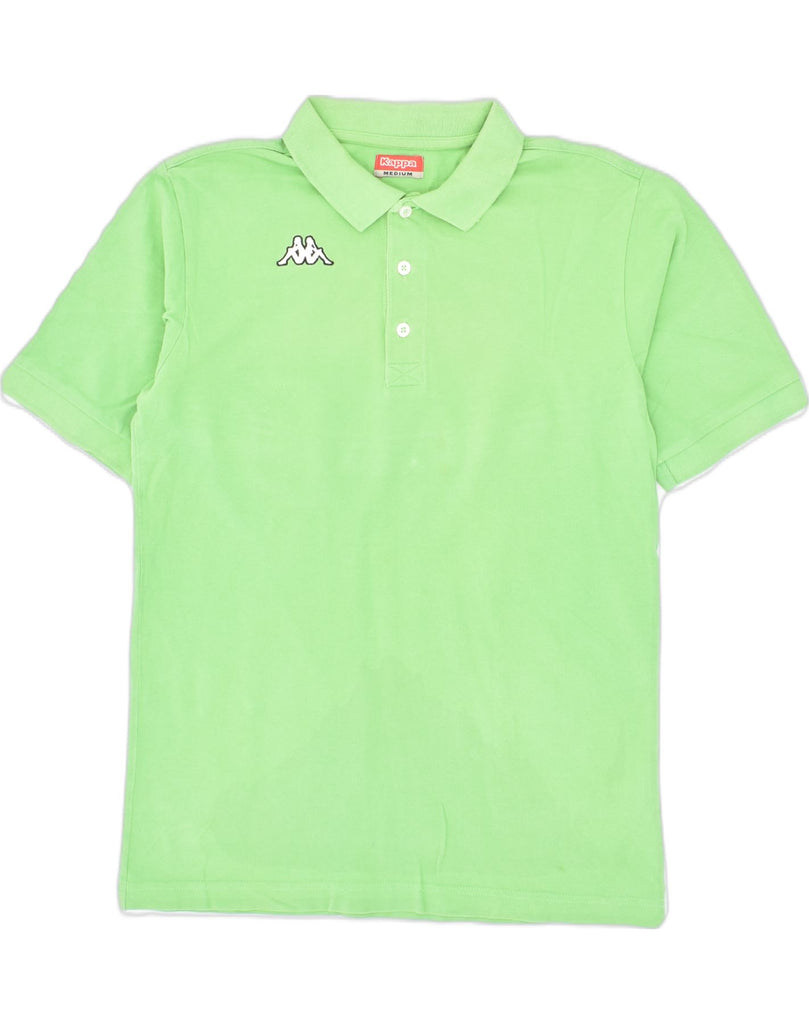 KAPPA Mens Polo Shirt Medium Green Cotton | Vintage Kappa | Thrift | Second-Hand Kappa | Used Clothing | Messina Hembry 