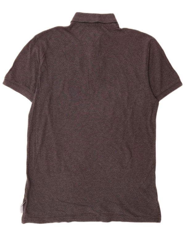 Tommy Hilfiger Mens Polo Shirt Medium Grey Cotton