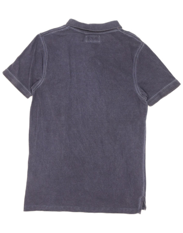 Liu Jo Mens Polo Shirt Small Navy Blue Cotton