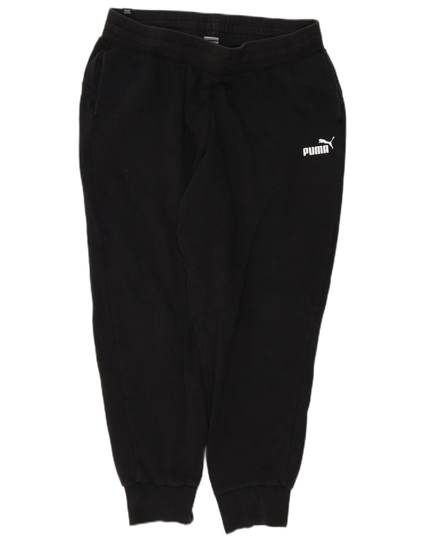 Puma Mens Tracksuit Trousers Joggers XL  Black Cotton