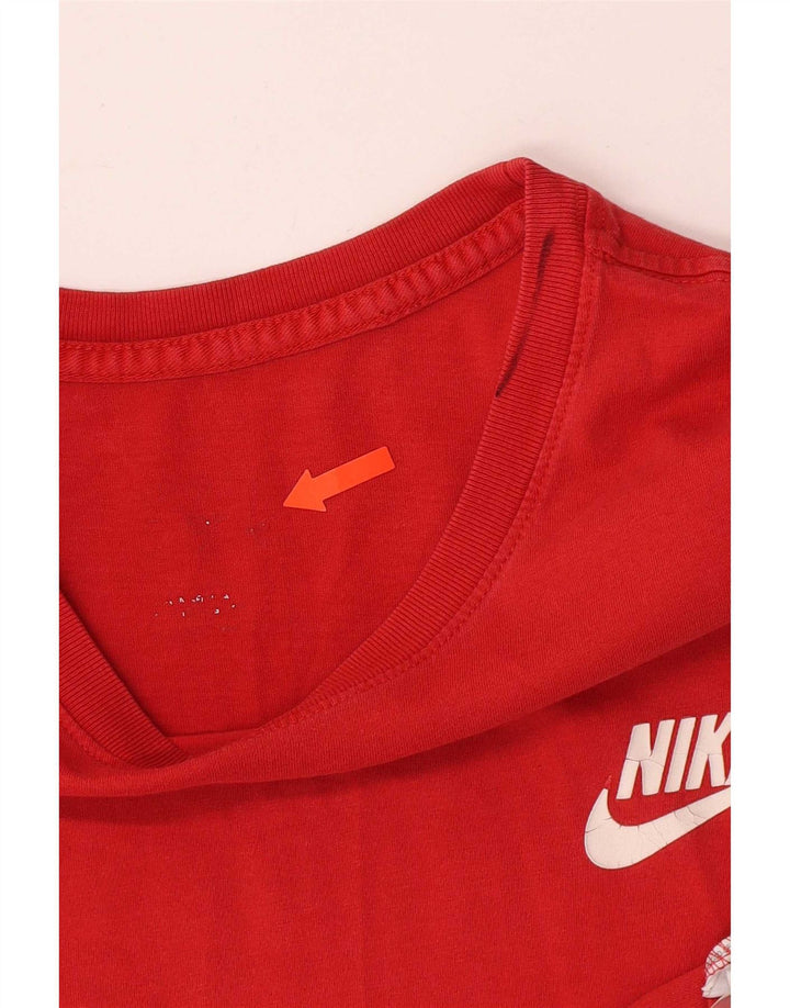 Nike Mens Graphic T-Shirt Top Large Red Cotton