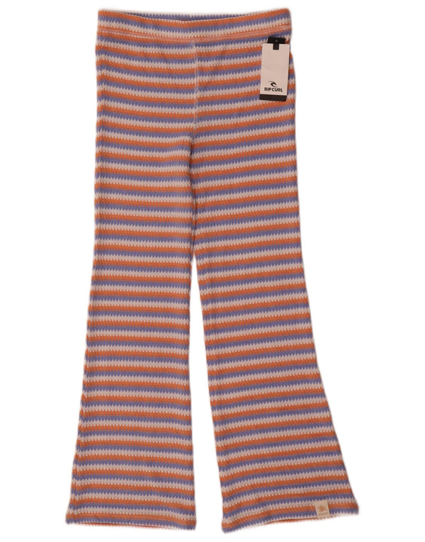 Rip Curl Girls Casual Trousers 11-12 Years W26 L27 Multicoloured Striped