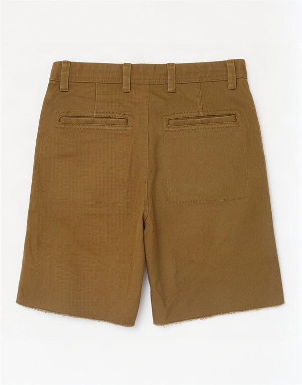 Zara Mens Chino Shorts EU 38 Small W30 Khaki