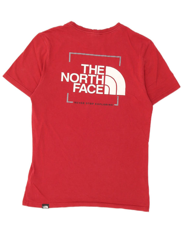 The North Face Mens Graphic T-Shirt Top Small Red Cotton
