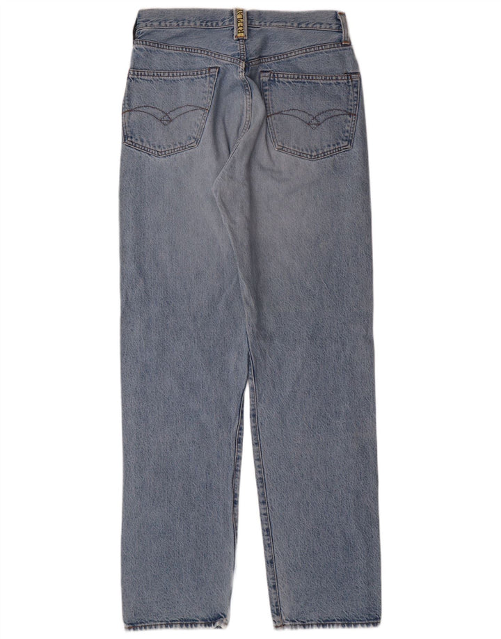 REPLAY Mens Straight Jeans W32 L32 Blue Cotton
