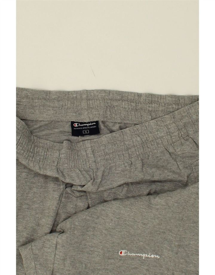 CHAMPION Mens Sport Shorts XL  Grey Cotton Vintage Champion and Second-Hand Champion from Messina Hembry 