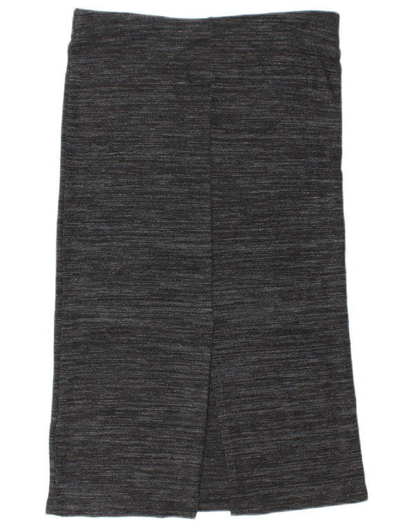 SUPERDRY Womens Straight Skirt Medium W30 Grey Flecked Viscose