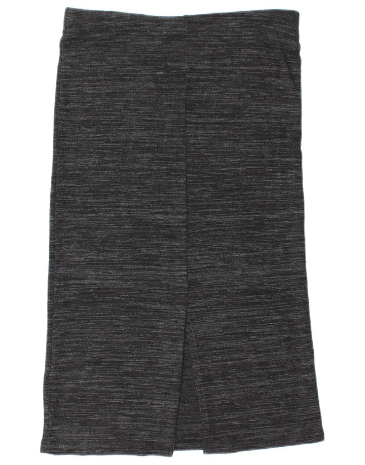 SUPERDRY Womens Straight Skirt Medium W30 Grey Flecked Viscose