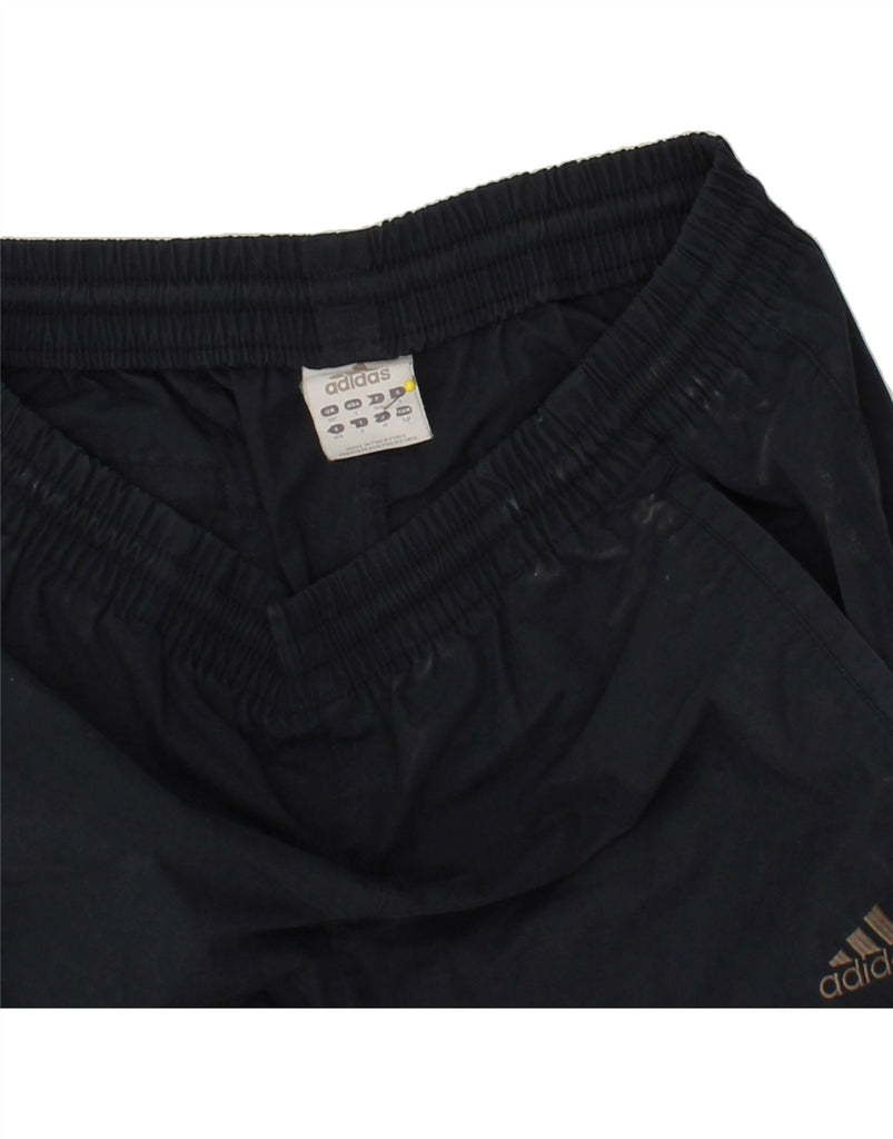 ADIDAS Mens Tracksuit Trousers Medium Navy Blue Polyester | Vintage Adidas | Thrift | Second-Hand Adidas | Used Clothing | Messina Hembry 