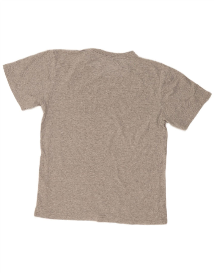 KARL KANI Mens Graphic T-Shirt Top Small Grey Flecked