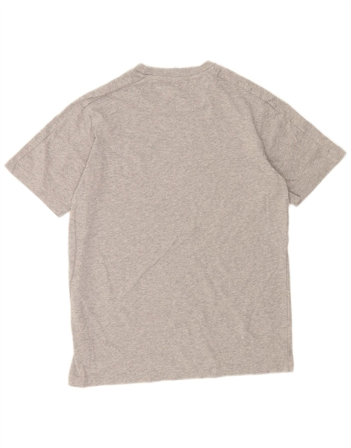 Adidas Mens T-Shirt Top Small Grey Flecked Cotton