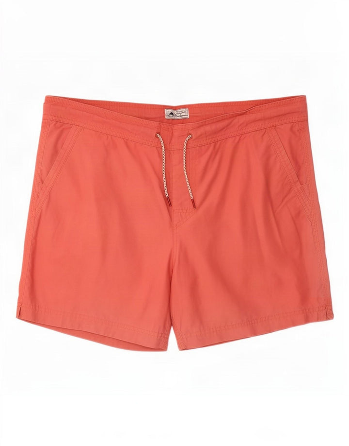 Fat Face Mens Swimming Shorts Large Red Cotton