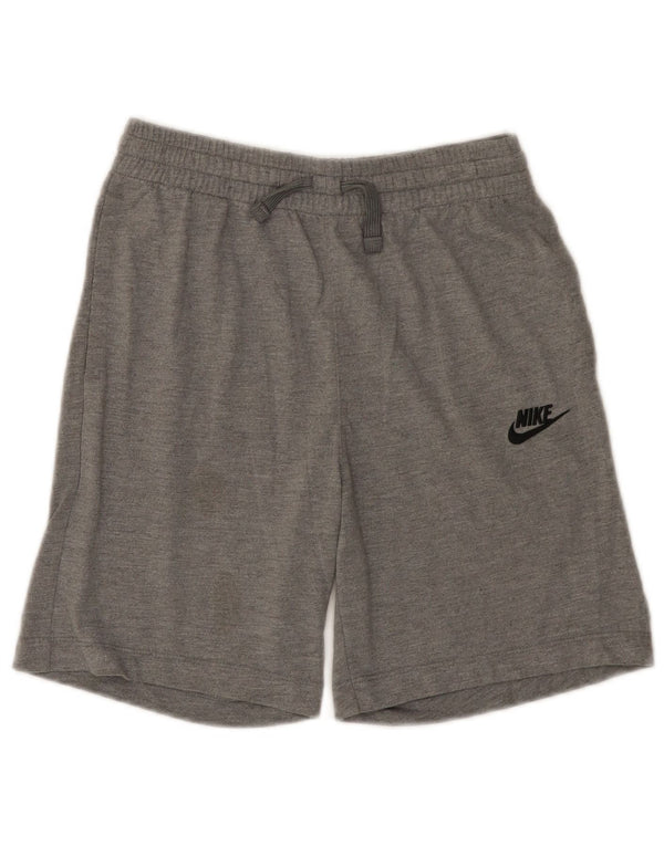 Nike Boys Standard Fit Sport Shorts 12-13 Years Large Grey Polyester
