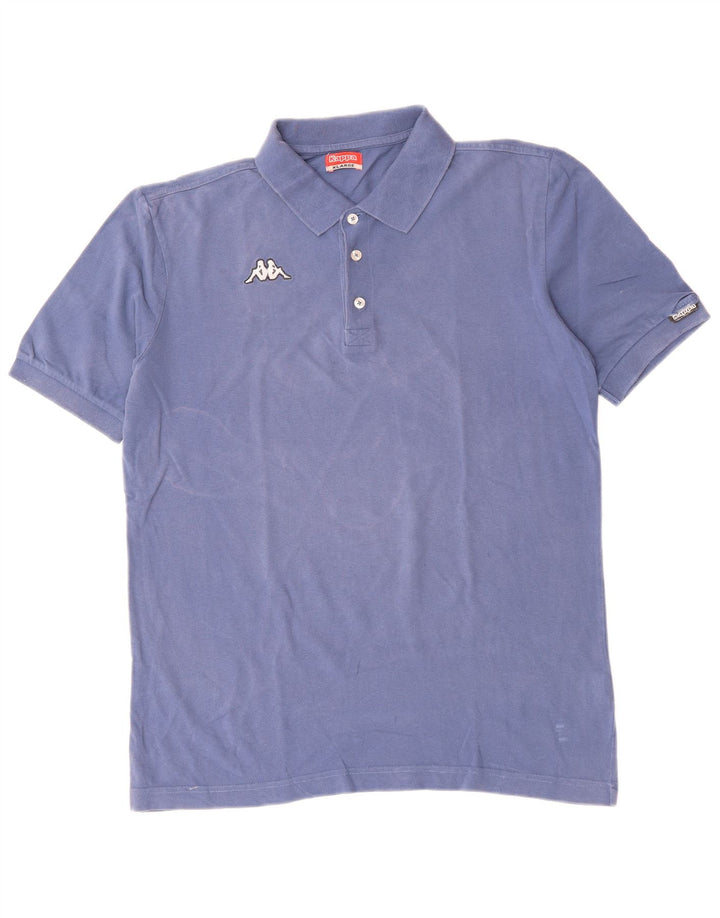 KAPPA Mens Polo Shirt XL Blue Cotton