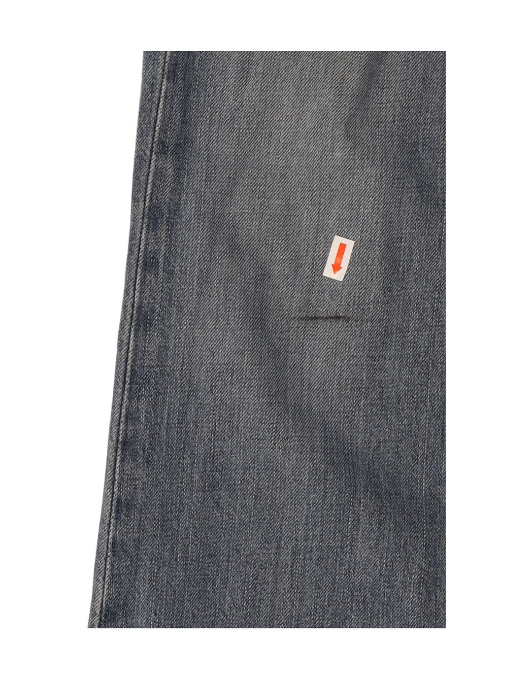 LEVI'S Womens Distressed Straight Jeans W29 L34 Blue Cotton Vintage Levi's and Second-Hand Levi's from Messina Hembry 