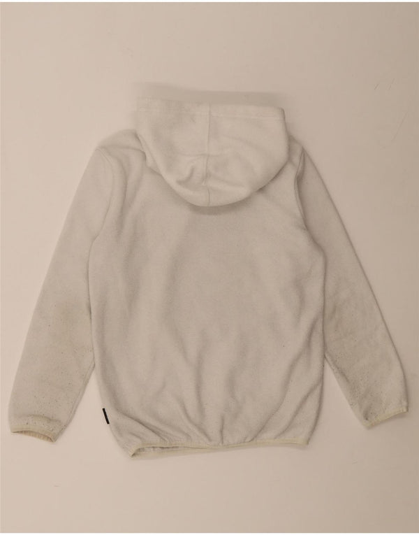 CHAMPION Boys Graphic Hooded Fleece Jumper 11-12 Years Large White