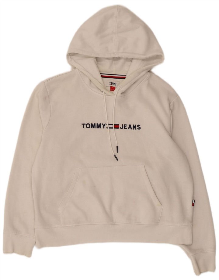 Tommy Hilfiger Womens Graphic Full Tracksuit UK 14 Medium White Cotton