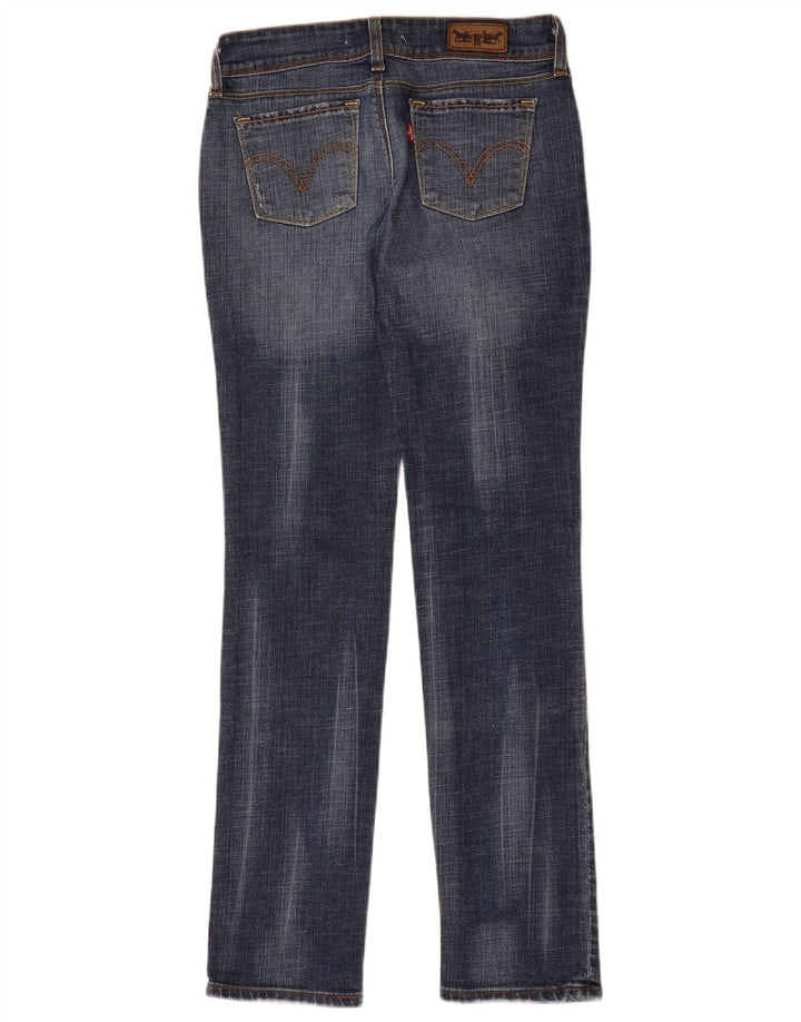 Levi's Womens 571 Slim Jeans W29 L34 Blue Cotton