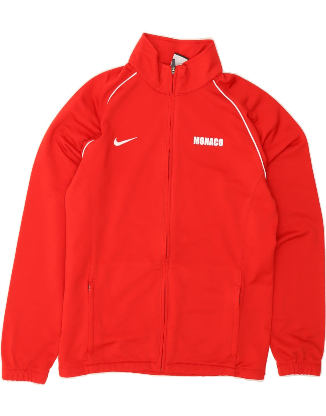 NIKE Boys Tracksuit Top Jacket 13-14 Years XL Red Polyester Vintage Nike and Second-Hand Nike from Messina Hembry 