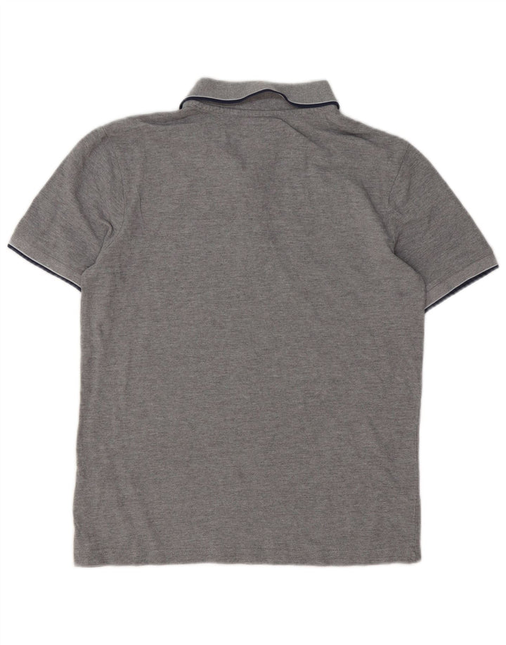 Kappa Boys Polo Shirt 13-14 Years Medium Grey Cotton