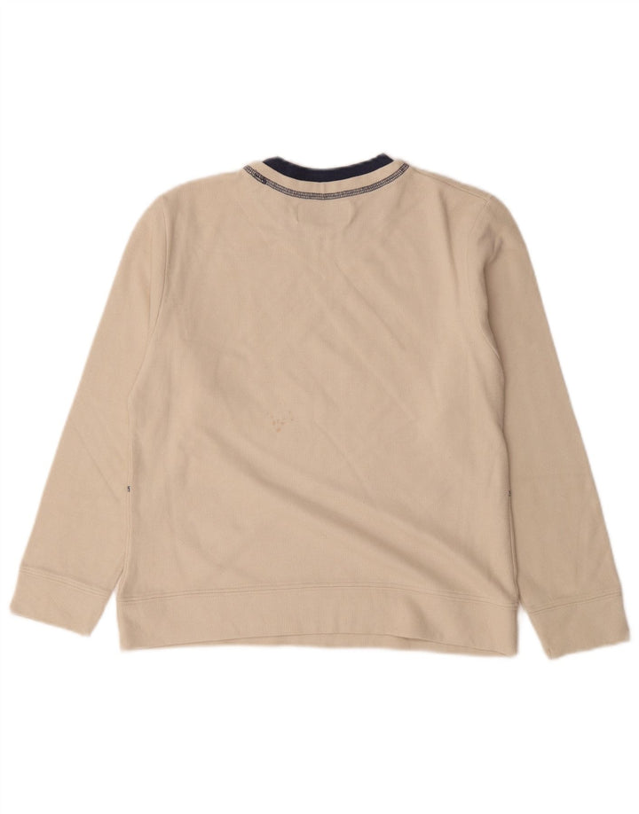 Trussardi Junior Boys Graphic Sweatshirt Jumper 9-10 Years Off White Cotton