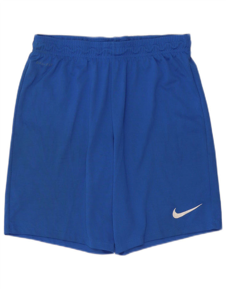 Nike Mens Dri Fit Sport Shorts Medium Blue Polyester