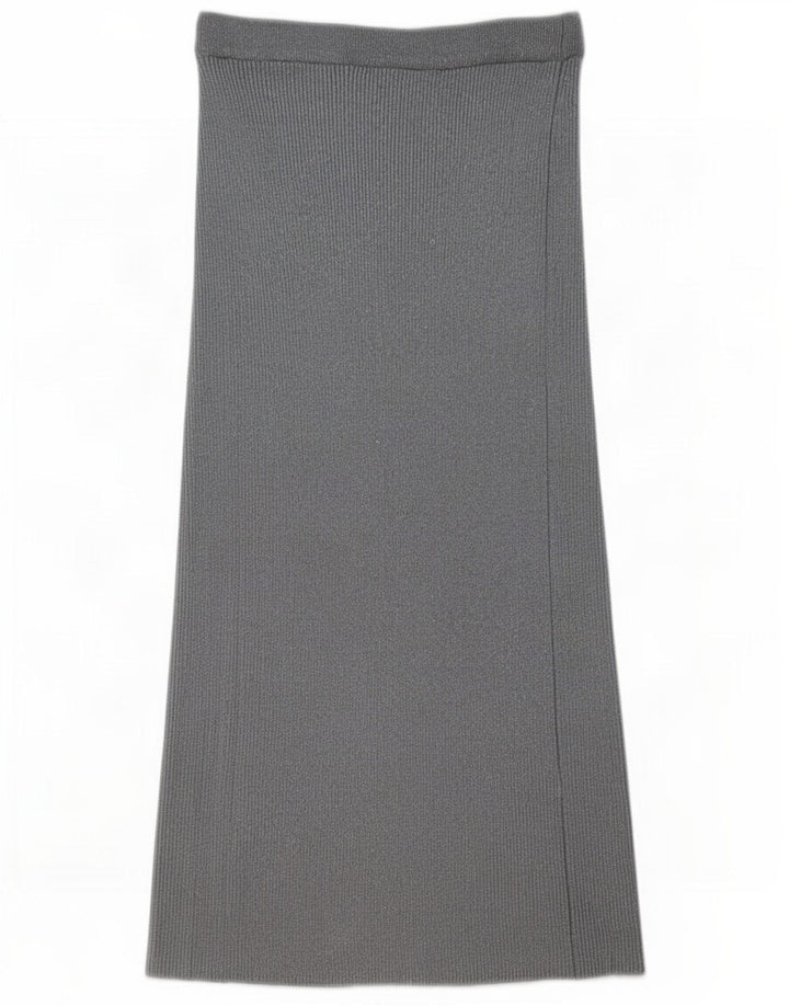 Zara Womens Maxi Skirt Medium W28 L34 Grey Viscose