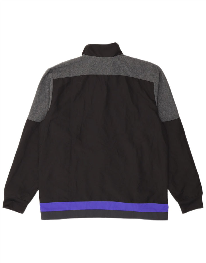 Adidas Mens All Blacks Graphic Tracksuit Top Jacket Large Black Colourblock