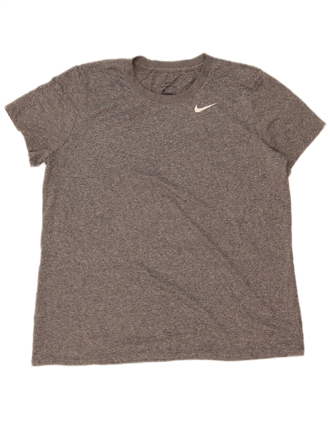Nike Mens Dri Fit T-Shirt Top XL Grey Flecked