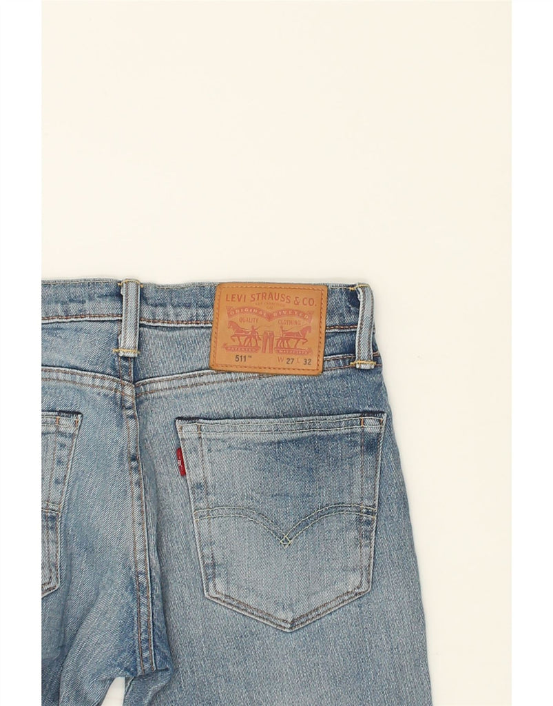 LEVI'S Mens 511 Straight Jeans W27 L27 Blue Cotton | Vintage Levi's | Thrift | Second-Hand Levi's | Used Clothing | Messina Hembry 