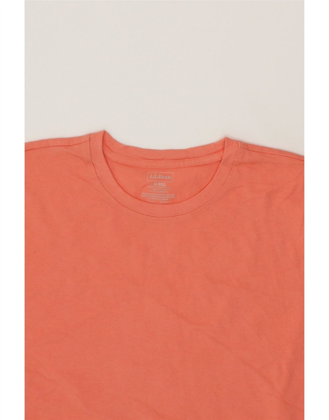 L.L.BEAN Womens T-Shirt Top UK 14 Medium Pink Cotton Vintage L.L.Bean and Second-Hand L.L.Bean from Messina Hembry 