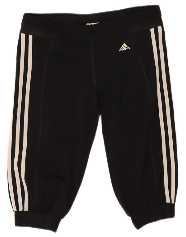 Adidas Girls Climacool Capri Tracksuit Trousers Joggers 9-10 Years Black