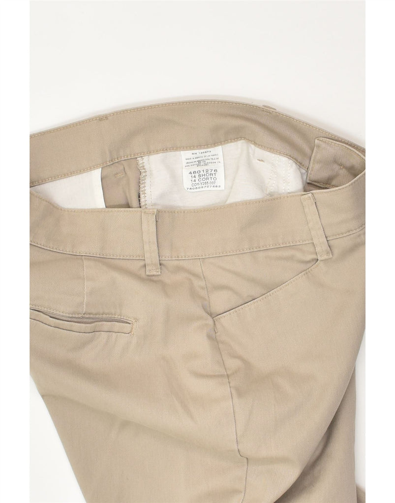 LEE Womens Relaxed Fit Casual Trousers UK 14 Large W34 L29 Beige Cotton | Vintage Lee | Thrift | Second-Hand Lee | Used Clothing | Messina Hembry 