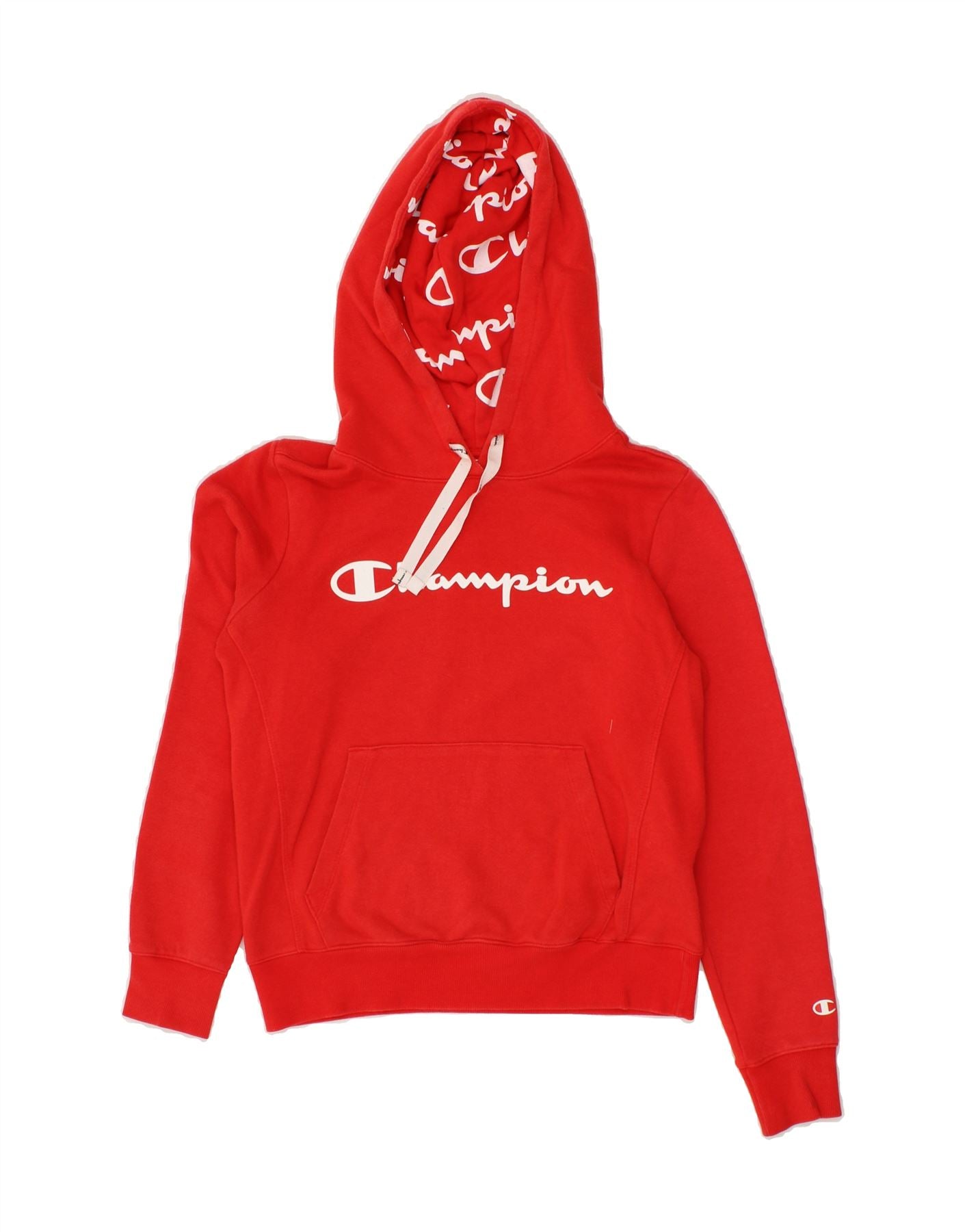 Champion Hoodie Jumpers Womens CHAMPION Womens Crop Graphic Hoodie