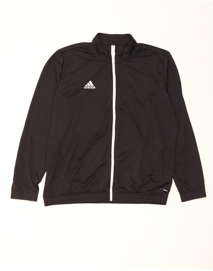 Adidas Mens Aeroready Tracksuit Top Jacket 2XL Black Polyester