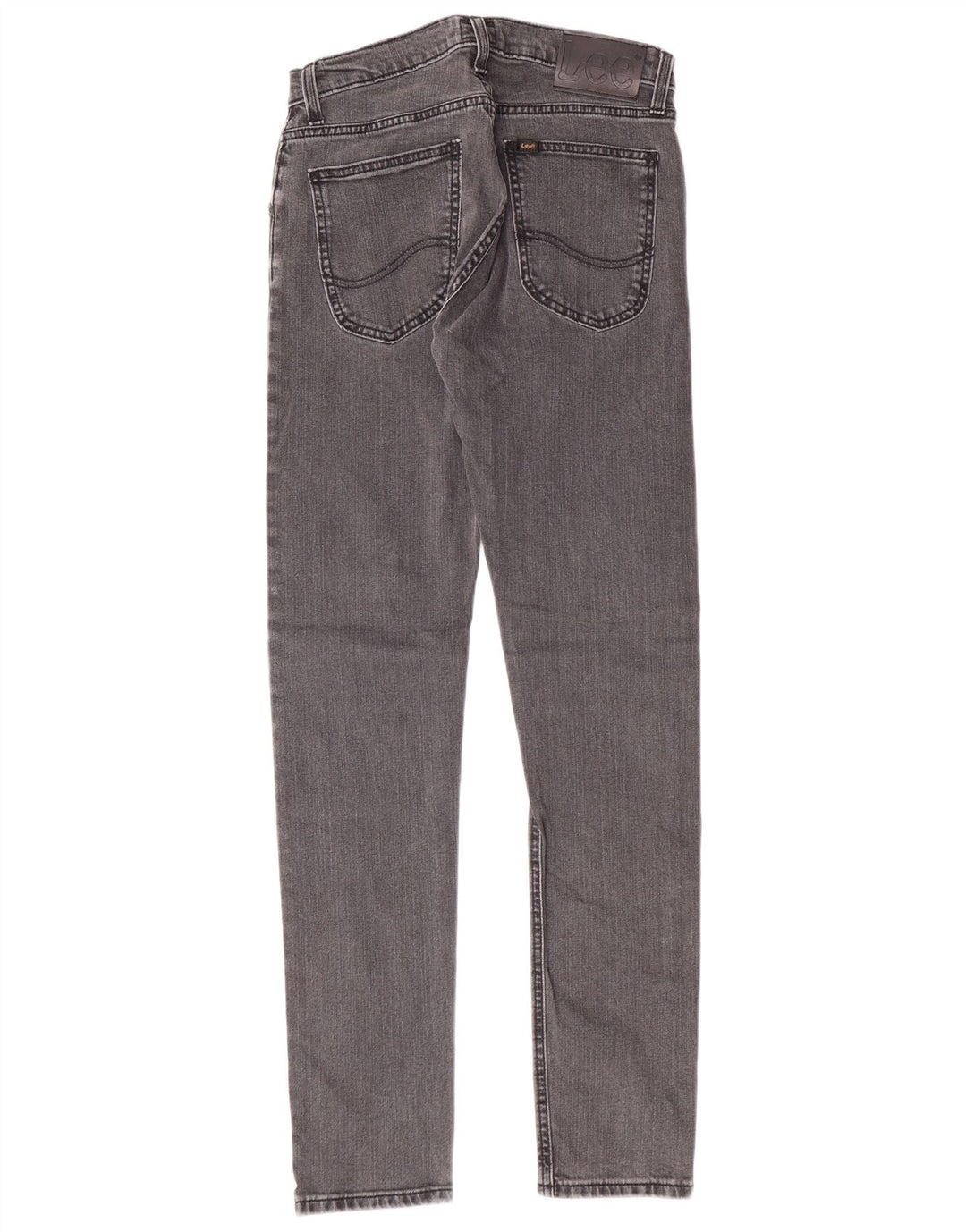LEE Womens Luke Slim Jeans W28 L32 Grey Cotton