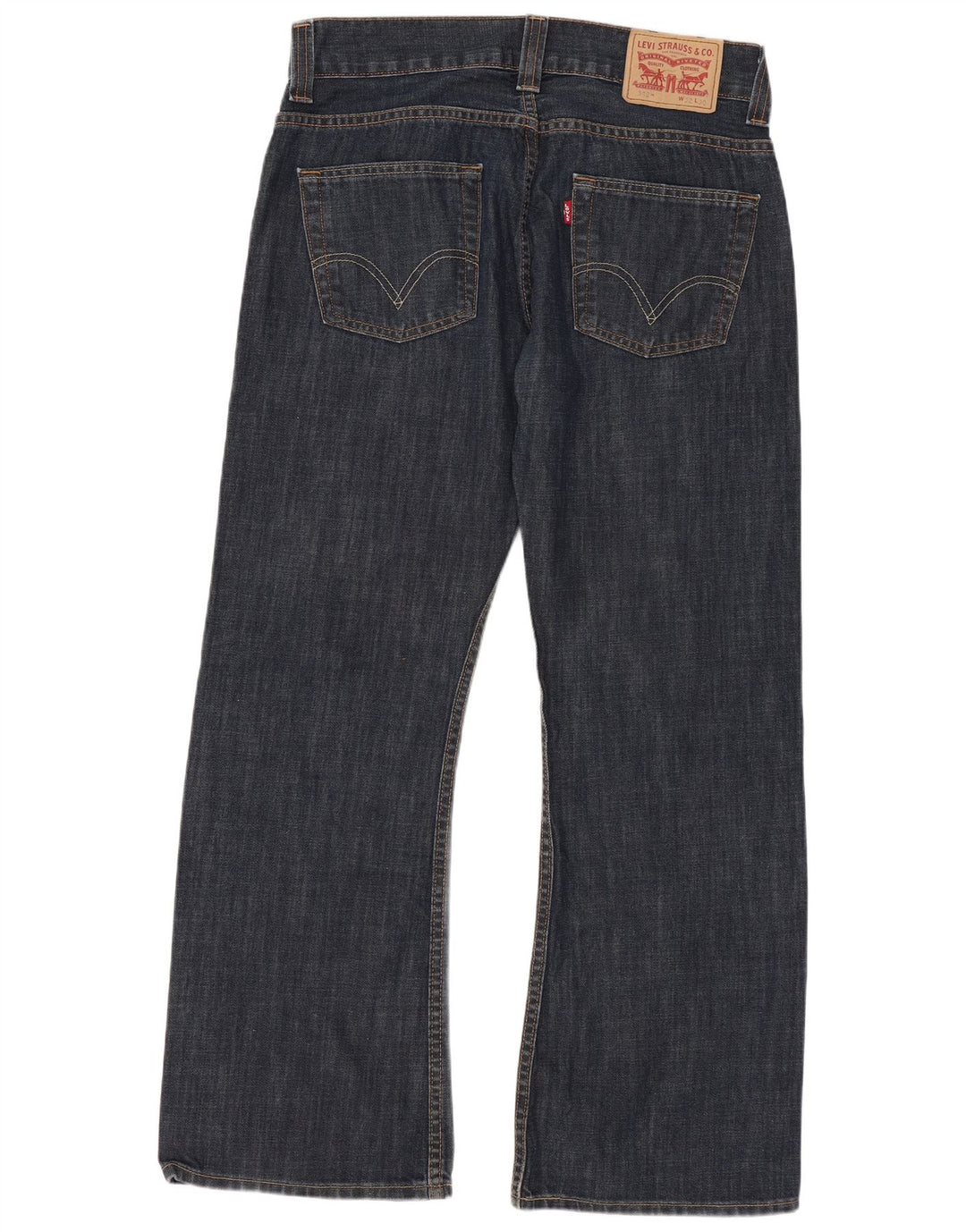 Levi's Womens 512 Bootcut Jeans W32 L30 Navy Blue Cotton