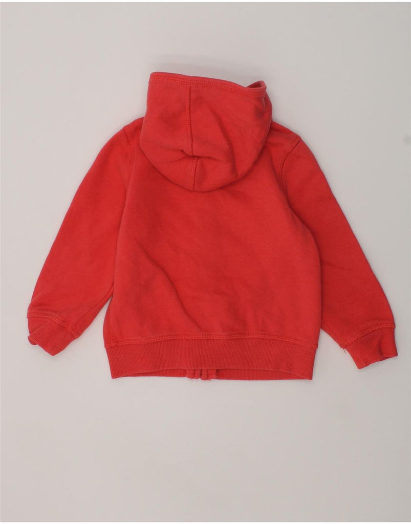 TOMMY HILFIGER Girls Graphic Zip Hoodie Sweater 2-3 Years Red Cotton | Vintage Tommy Hilfiger | Thrift | Second-Hand Tommy Hilfiger | Used Clothing | Messina Hembry 