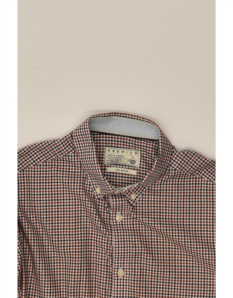 JACK & JONES Mens Premium Shirt Medium Multicoloured Check Cotton | Vintage Jack & Jones | Thrift | Second-Hand Jack & Jones | Used Clothing | Messina Hembry 