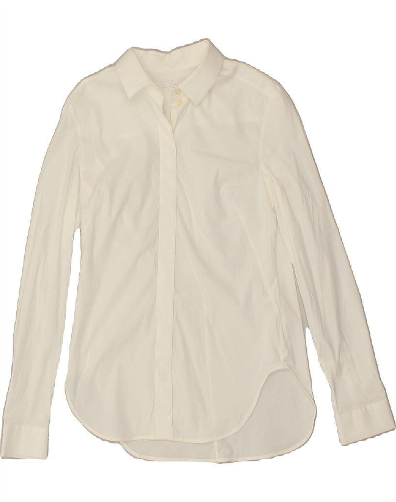 COS Womens Shirt IT 34 2XS White Cotton Vintage Cos and Second-Hand Cos from Messina Hembry 