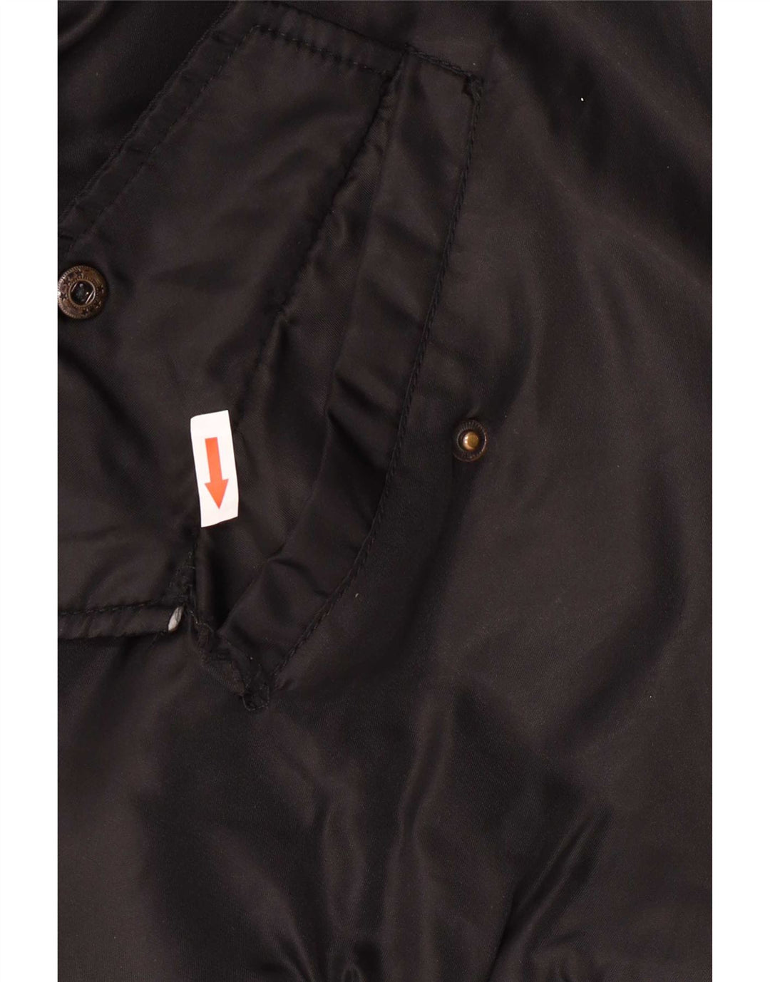 Vintage Mens Bomber Jacket UK 38 Medium Black Nylon