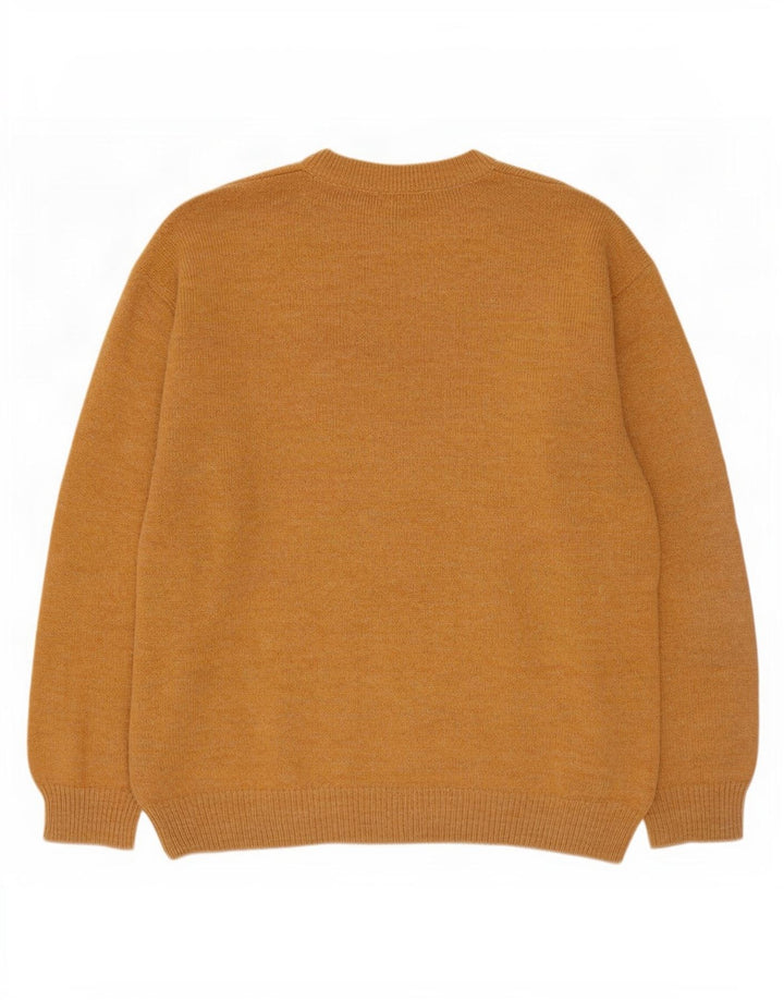 Vintage Mens Crew Neck Jumper Sweater XL Beige